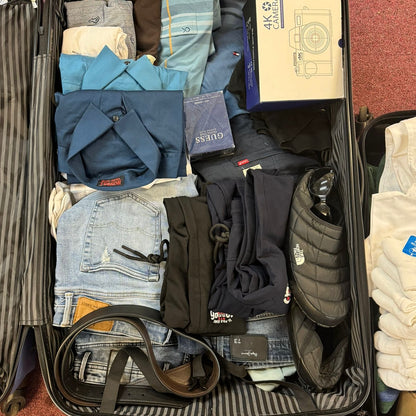 Full Lost and Unclaimed Airport Luggage