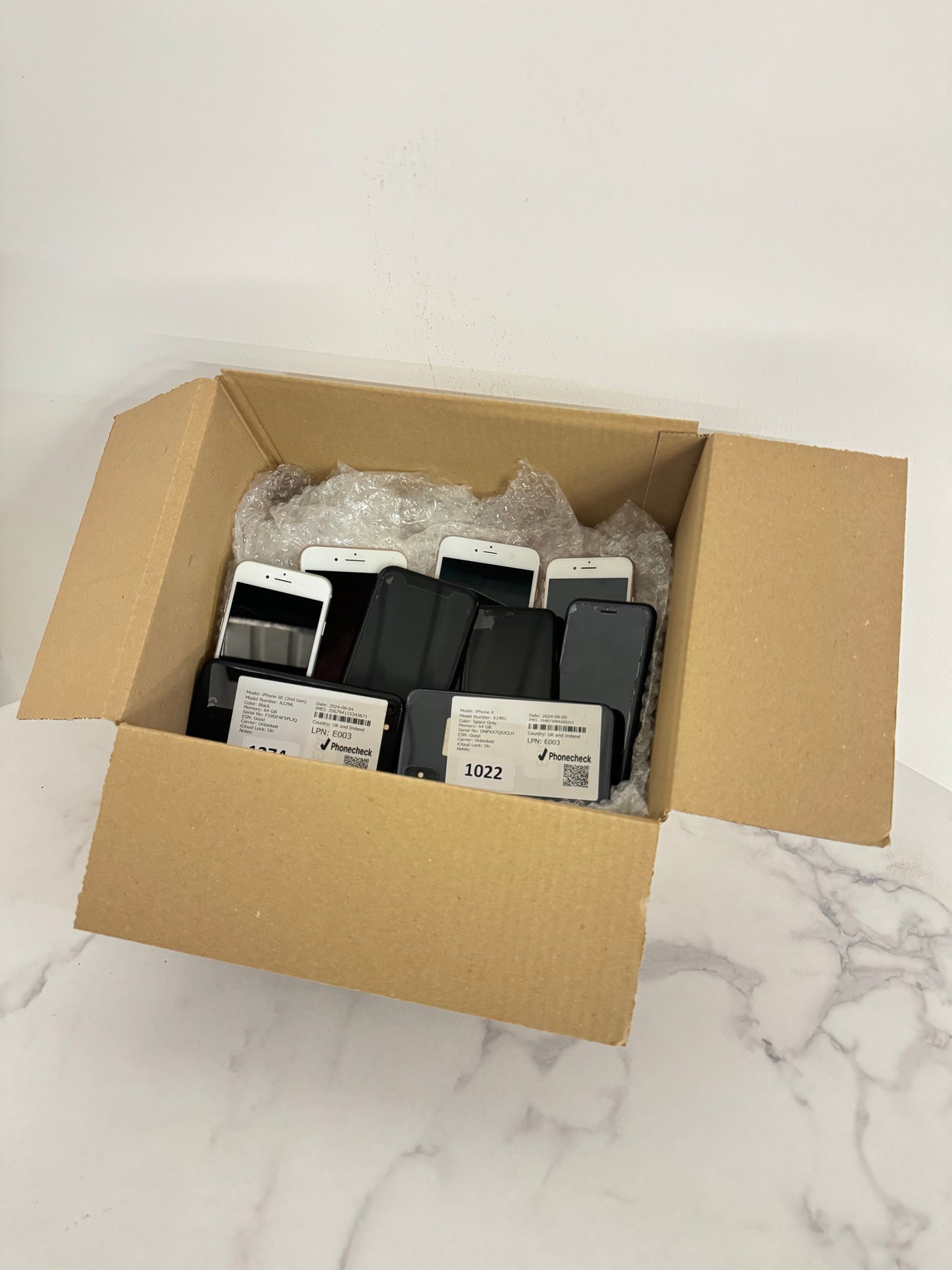 Lost Property Box of 10 iPhones - Variety of Models